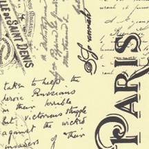 Paris Script Collage Italian Paper ~ Kartos Italy